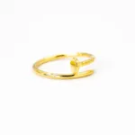 Taşsız Marka İthal Yazılı Gold Yüzük