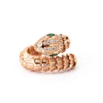 Özel Tasarım Rose Snake Yüzük