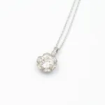 VIP Diamond Çiçekli 2 Karat Tektaş Kolye