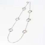 Taşsız Çivi Çoklu Zincir Kolye