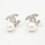 Chan İncili Orijinal Seri Silver Küpe