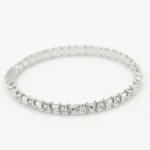 Taş Detaylı İthal Çivi Kelepçe