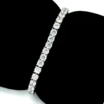 NZ Diamond G Mozanit 3.5mm Suyolu Bileklik