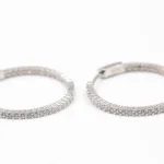 Orta Boy Çıtır Shiny Halka Küpe