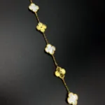 Orijinal Gold Sedef Yonca Bileklik