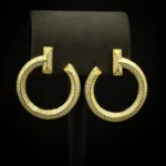 Marka Gold Taşlı Küpe