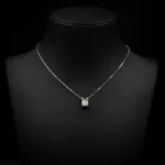 1 Karat D Renk Sertifikalı Mozanit Kolye