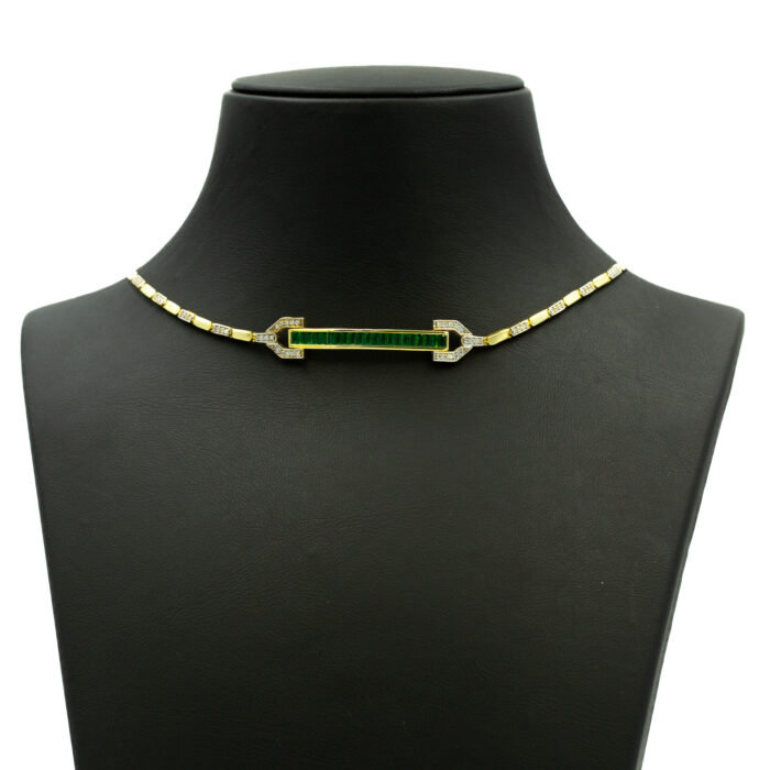 Mikron Zümrüt Choker