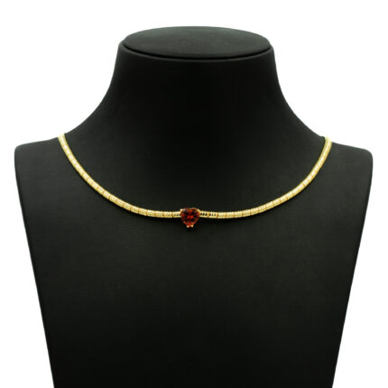 Ruby Hearth Mikron Choker