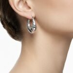 Snail Silver Halka Küpe - Görsel 2