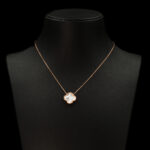 Rose Gold Sedef Yonca Kolye