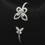 Flower Silver Bangle