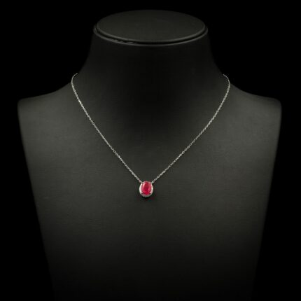Ruby Tekli Kolye