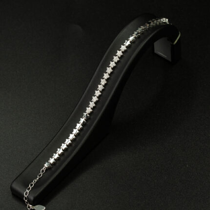 Taş Detaylı Silver Starlight Bileklik