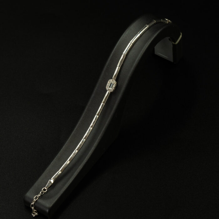 Baget Detay Silver Bileklik