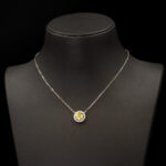 NZ Diamond G Mozanit Sitrin Kolye