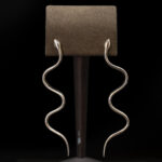 Elsa Silver Snake Küpe