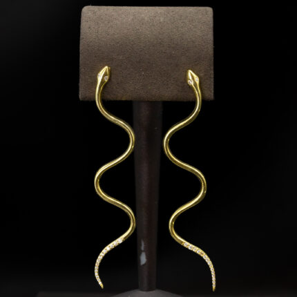 Elsa Mikron Snake Küpe