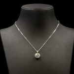 Nz Diamond 4 Karat G Mozanit Tektaş Kolye