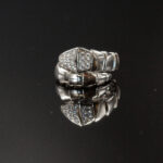 BLG Orijinal Seri Taş Detaylı Kalın Silver Yüzük