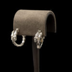 BLG Taş Detaylı Orijinal Seri Halka Küpe