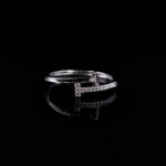 Vip Minimal Silver Serçe Yüzük