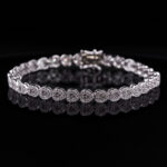 Vip G Mozanit Kalp Bileklik