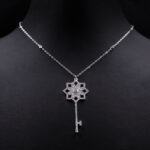 Vip G Mozanit 70 cm Anahtar Kolye