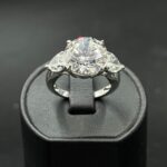 G Mozanit 8 Karat Yüzük