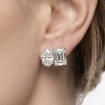 G Mozanit Eternal Twin Küpe - Görsel 3