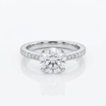 G Mozanit Dört Karat Yüzük