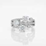 Triple Shine G Mozanit Yüzük