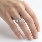 Triple Shine G Mozanit Yüzük - Görsel 2