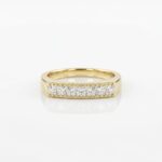 Mikron Dörtgensel Yarımtur Yüzük