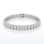 Oval Kesim G Mozanit Bileklik