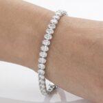 Oval Kesim G Mozanit Bileklik - Görsel 3