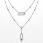 Mess İkili Silver Kolye