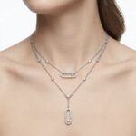 Mess İkili Silver Kolye - Görsel 2