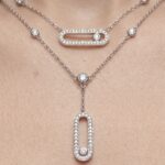 Mess İkili Silver Kolye - Görsel 3