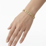 NZ Özel Tasarım Gurmet Gold İsim Bileklik - Görsel 2