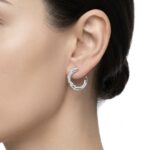 Hoop Silver Küpe - Görsel 2