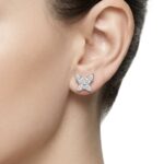 G Mozanit Butterfly Küpe - Görsel 2