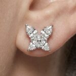 G Mozanit Butterfly Küpe - Görsel 3