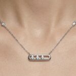 Mess Tria Silver Taşsız Kolye - Görsel 3