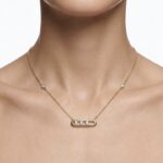 Mess Tria Gold Taşsız Kolye - Görsel 2