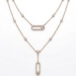 Mess İkili Rose Gold Kolye