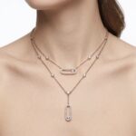 Mess İkili Rose Gold Kolye - Görsel 2