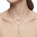 Mess İkili Gold Kolye - Görsel 2