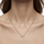 Mess Mini Gold Kolye - Görsel 2