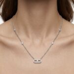 Mess Mini Silver Kolye - Görsel 2